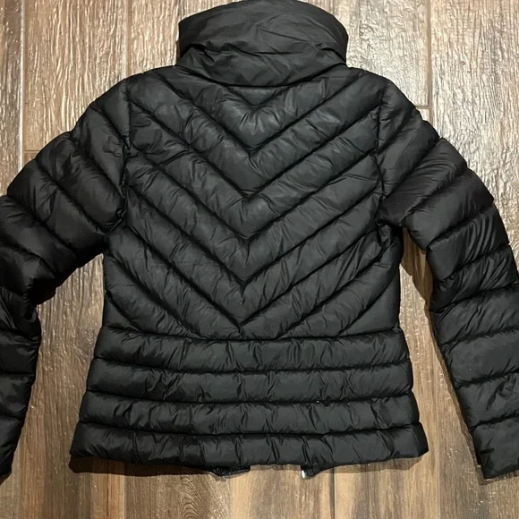 Women's Black Puffer down Jacket SUPER FLATTERING!!! - Picture 5 of 7